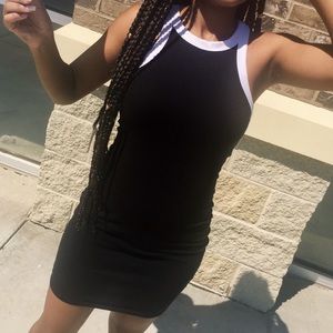 BLACK BODYCON DRESS
